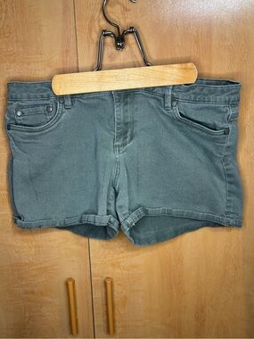 Classic Women's Green Denim Jean Shorts